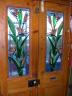 Stained glass door