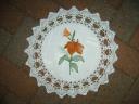 Lily Embroidered Doily