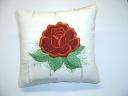 Rose Emboidered Pillow